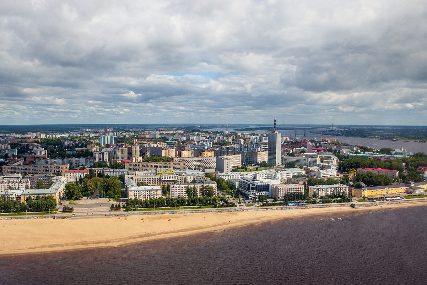 Arkhangelsk from Above &mdash; Yak-18T Aerial Flight - 3
