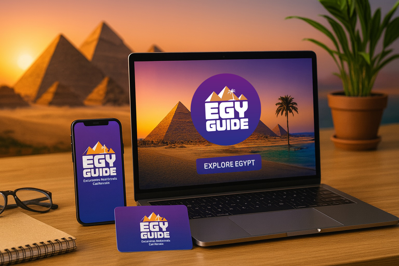 EGY GUIDE Logo &mdash; Egypt Info Service