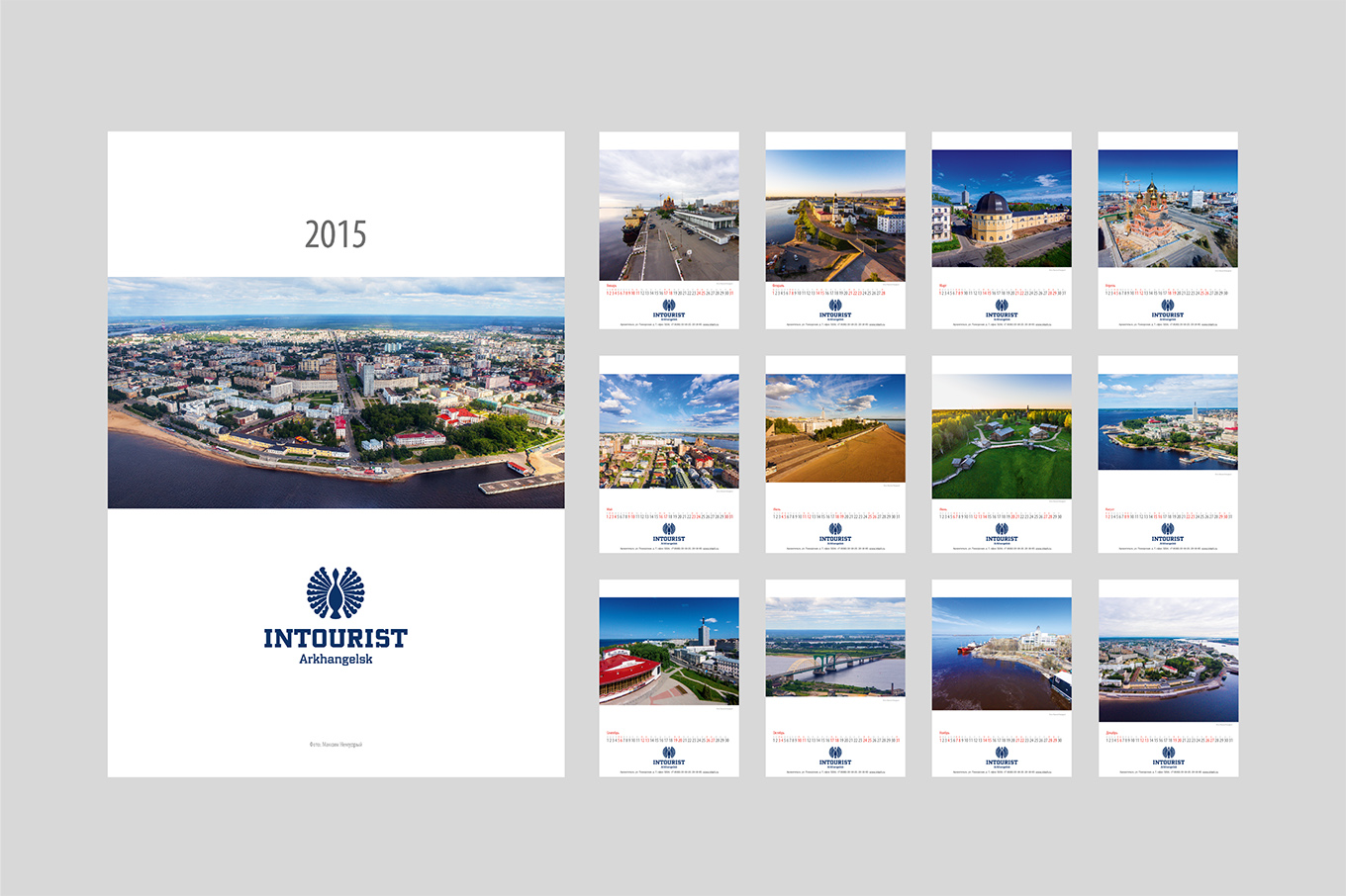 Calendar for Intourist company - 1